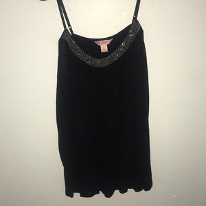 Candie’s Black sparkly tank